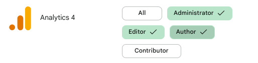 The Edit roles icon