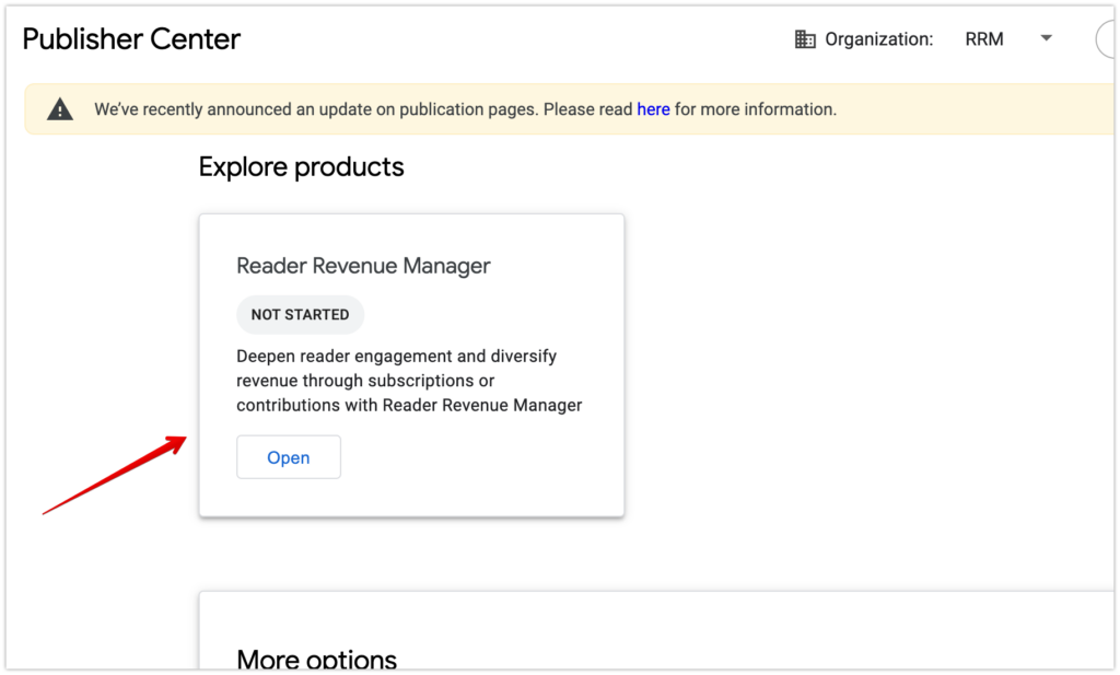 Reader Revenue Manager product card